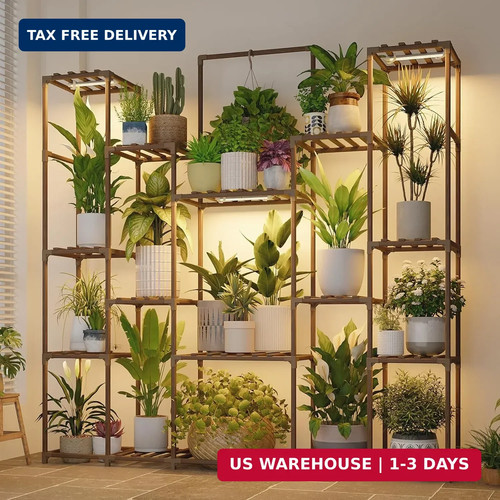 Plant stand with grow - stand,